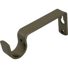 Держатель однорядный простой Orbis, металл, цвет графит, 2 см