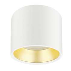 Накладной светильник эра ol8 gx53, wh/gd подсветка, под лампу gx53, алюминий, цвет белое золото, 40/800 б0048536