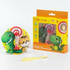 Песочные часы в наборе с зубной щеткой Крошка Я