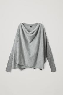 КАРДИГАН С ЗАПАХОМ ИЗ ШЕРСТИ МЕРИНОС COS