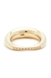 Золотое кольцо с утолщением Lauren Rubinski