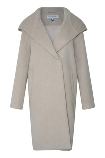 Кремовое пальто с капюшоном Gerard Darel