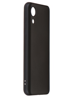 Чехол DF для Samsung Galaxy A03 Core Silicone Black sOriginal-33