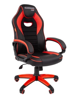 Компьютерное кресло Chairman GAME 16 игровое Black-Red
