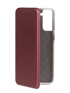 Чехол Wellmade для Samsung Galaxy S21 Plus Book Case Burgundy WM-0064-BY