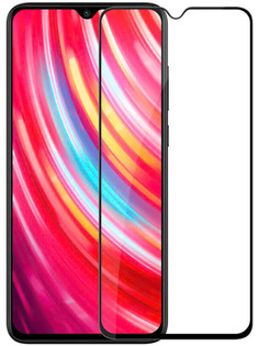 Защитное стекло mObility для Xiaomi Redmi Note 8 / Note 8 2021 Full Screen Full Glue Black УТ000019312