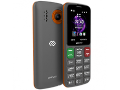 Сотовый телефон Digma Linx S240 Grey-Orange Выгодный набор + серт. 200Р!!!