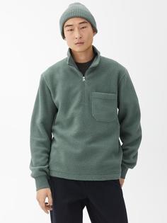 Флисовый джемпер с воротником на молнии Arket