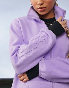 Флисовая куртка в стиле oversized ASOS 4505-Фиолетовый цвет