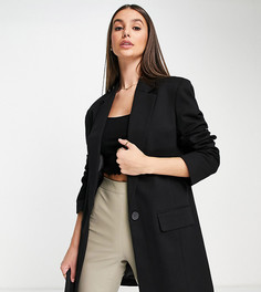 Черный трикотажный блейзер Topshop Tall