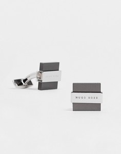 Темно-серые запонки BOSS-Серый