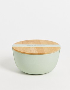 Бамбуковая миска для ланча мятно-зеленого цвета Sass & Belle-Зеленый цвет