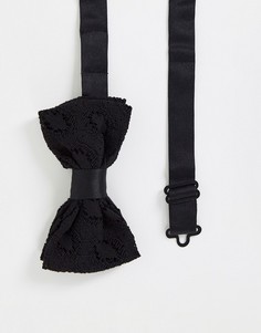 Кружевной галстук-бабочка Devils Advocate-Черный