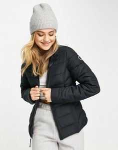 Черный легкий пуховик Abercrombie & Fitch