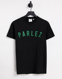 Черная футболка Parlez Straight Up-Черный цвет
