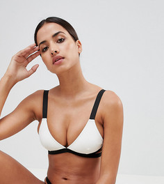 Бикини-топ с двойными ремешками Missguided-Белый