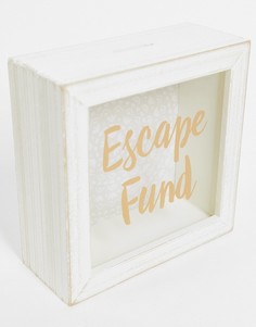 Копилка с надписью "Escape Fund" Sass & Belle-Разноцветный