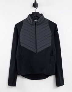 Черная светоотражающая куртка из комбинированных материалов Nike Running Run Division-Черный цвет