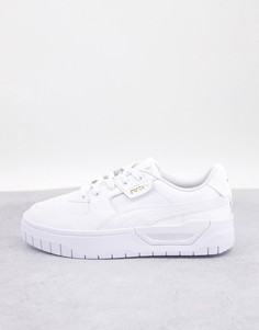 Кроссовки белого цвета на толстой подошве Puma Cali Dream-Белый