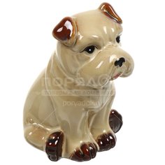 Фигурка декоративная керамика, Собачка, 10х8х12 см, Y4-5183-1