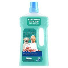 Средство для мытья пола Mr.Proper Для домов с питомцами, 1000 мл