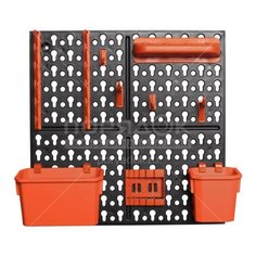 Ящик-органайзер для инструмента, Expert, пластик, настенный, 32.6х10х32.6 см, Blocker, BR3821ЧРОР