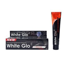 Зубная паста White Glo с углем 100г