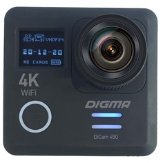 Видеокамера экшн Digma DiCam 450 Black DiCam 450 Black