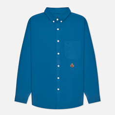Мужская рубашка thisisneverthat Crown Oxford, цвет синий