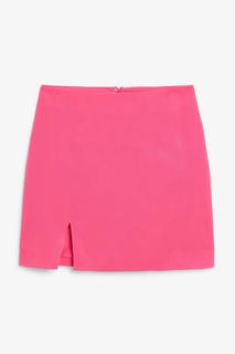 Мини-юбка с разрезом Monki