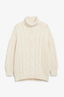 Свитер с узором «косы» Monki