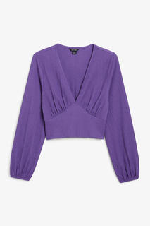 Блуза из крепа Monki