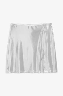 Мини-юбка с разрезом Monki