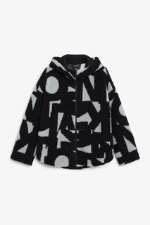 Худи из флиса на молнии Monki