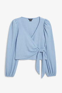 Блуза с запахом Monki