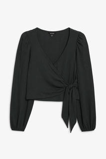 Блуза с запахом Monki