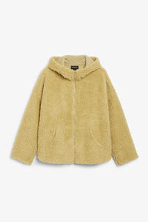 Худи из флиса на молнии Monki