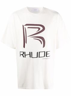 Rhude футболка с логотипом