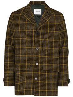 Wood Wood твидовая куртка-рубашка Reno Harris