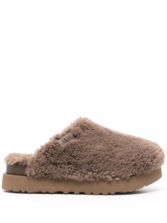 UGG меховые слиперы на платформе