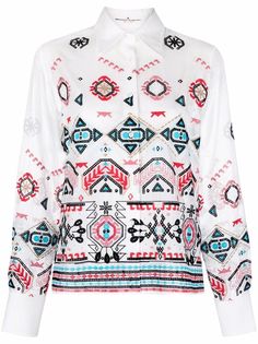 Ermanno Scervino рубашка с вышивкой
