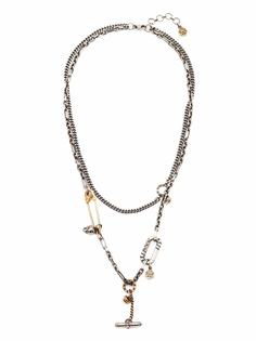 Alexander McQueen колье с декоративной булавкой