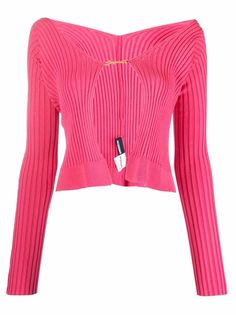 Jacquemus кардиган Pralù в рубчик