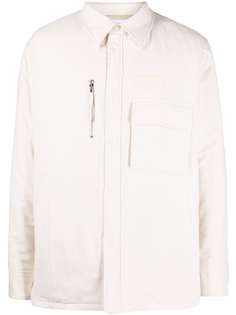 Helmut Lang стеганая куртка-рубашка с карманами