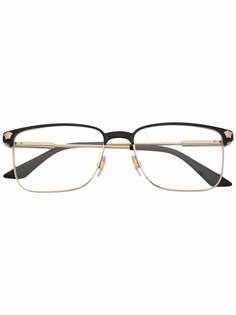 Versace Eyewear очки с контрастным мостом