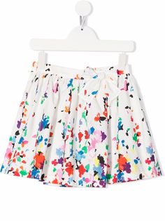 Il Gufo мини-юбка с цветочным принтом