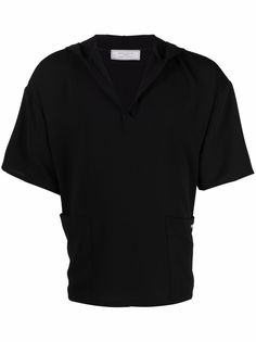 Société Anonyme рубашка с капюшоном и короткими рукавами