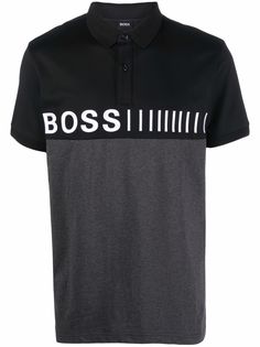 BOSS рубашка поло с логотипом