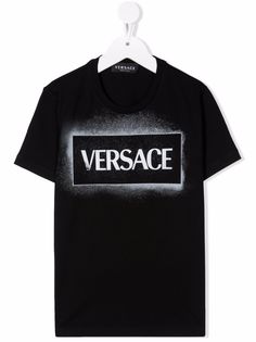 Versace Kids футболка с логотипом