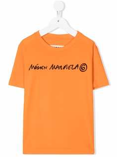 MM6 Maison Margiela Kids футболка с логотипом
